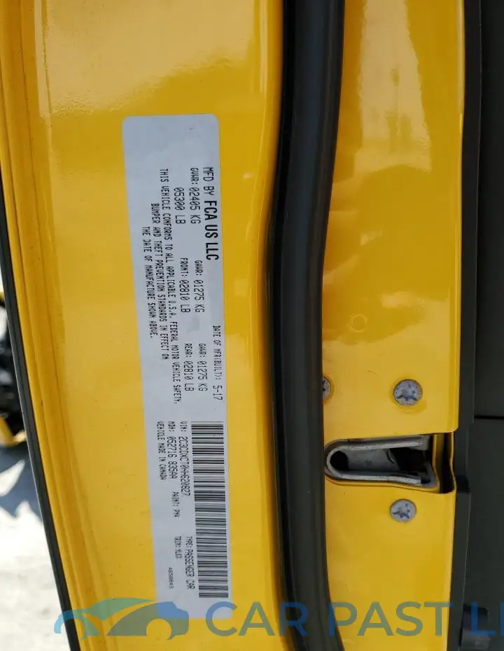 2C3CDXCT0HH620827# 12