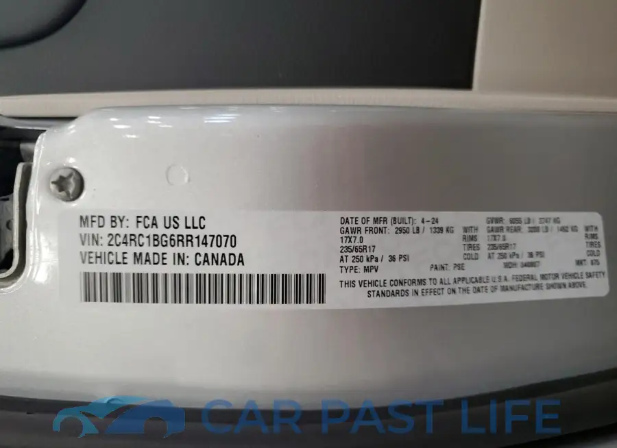 2C4RC1BG6RR147070# 14