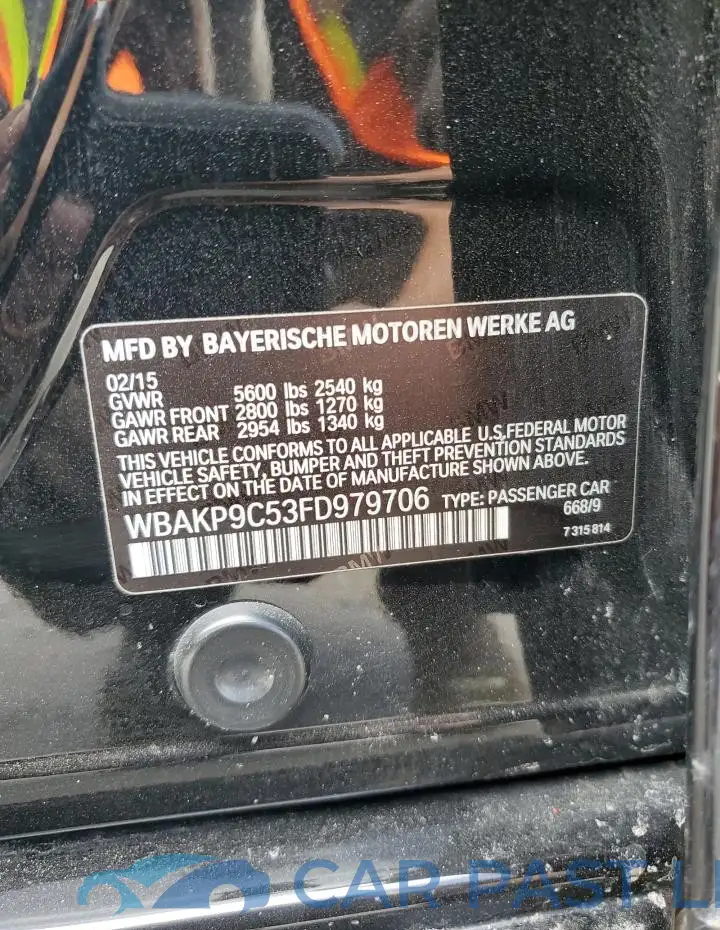 WBAKP9C53FD979706# 12