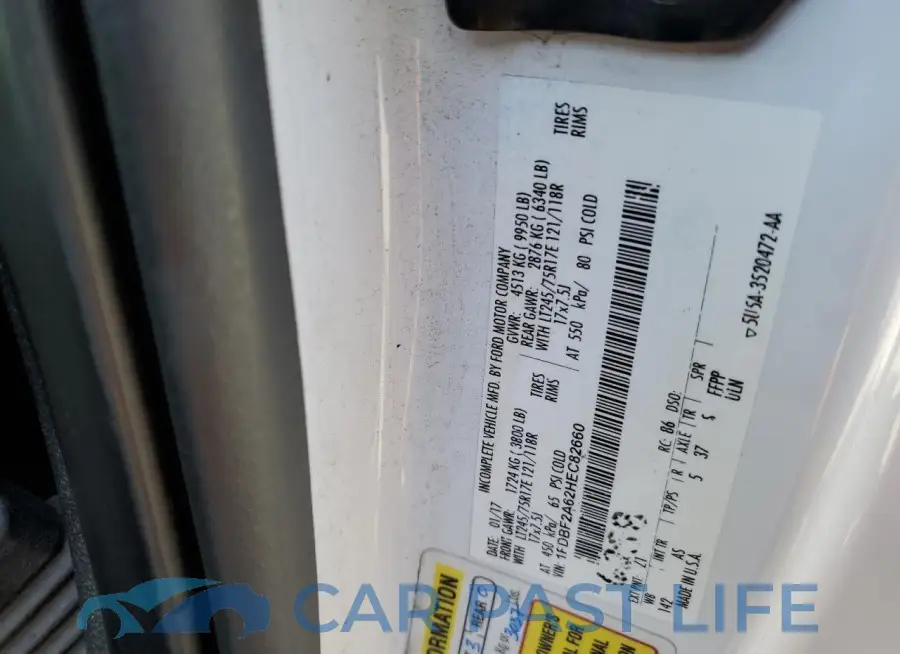 1FDBF2A62HEC82660# 12