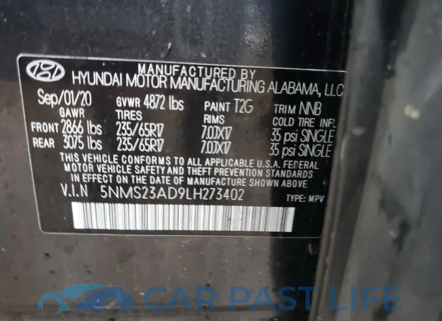 5NMS23AD9LH273402# 14