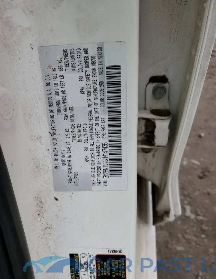 3MZBN1V78HM147436# 12