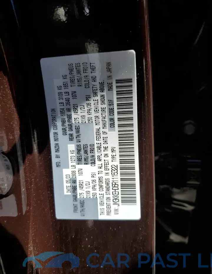 JM3KKEHD6R1115322# 13