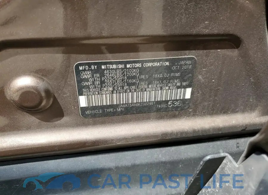 JA4AT5AA6KZ022951# 13
