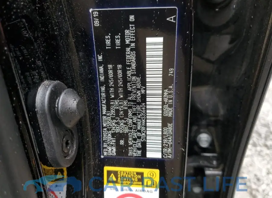 5TDKZRFH4KS356404# 13
