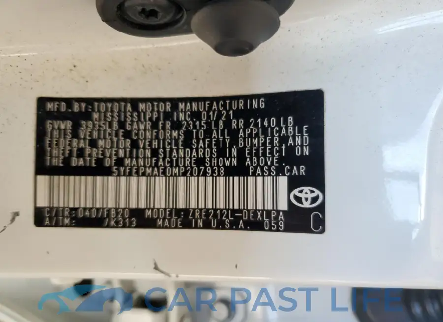 5YFEPMAE0MP207938# 12
