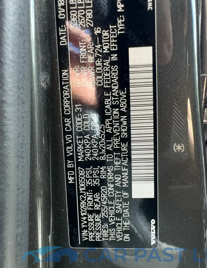 YV4102RK2J1065087# 12