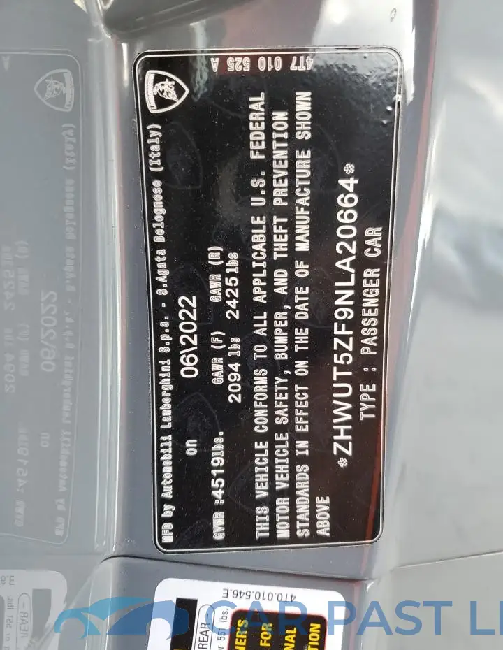 ZHWUT5ZF9NLA20664# 13