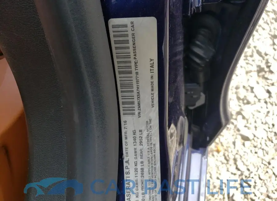 ZAM57XSA7H1197718# 13