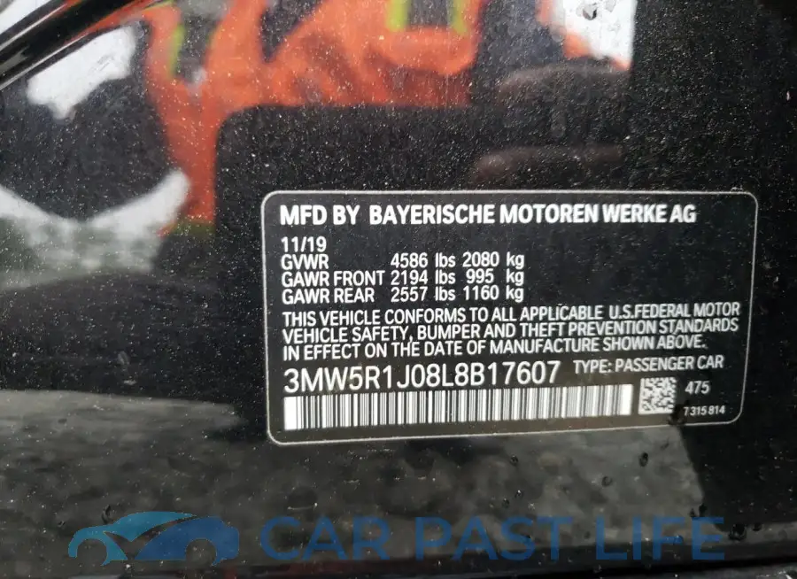 3MW5R1J08L8B17607# 12