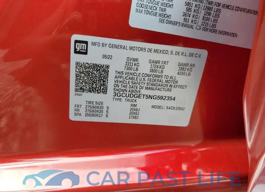 3GCUDGET5NG592354# 13