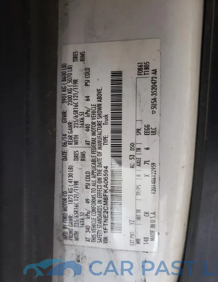 1FTNE2CM8FKA06594# 13