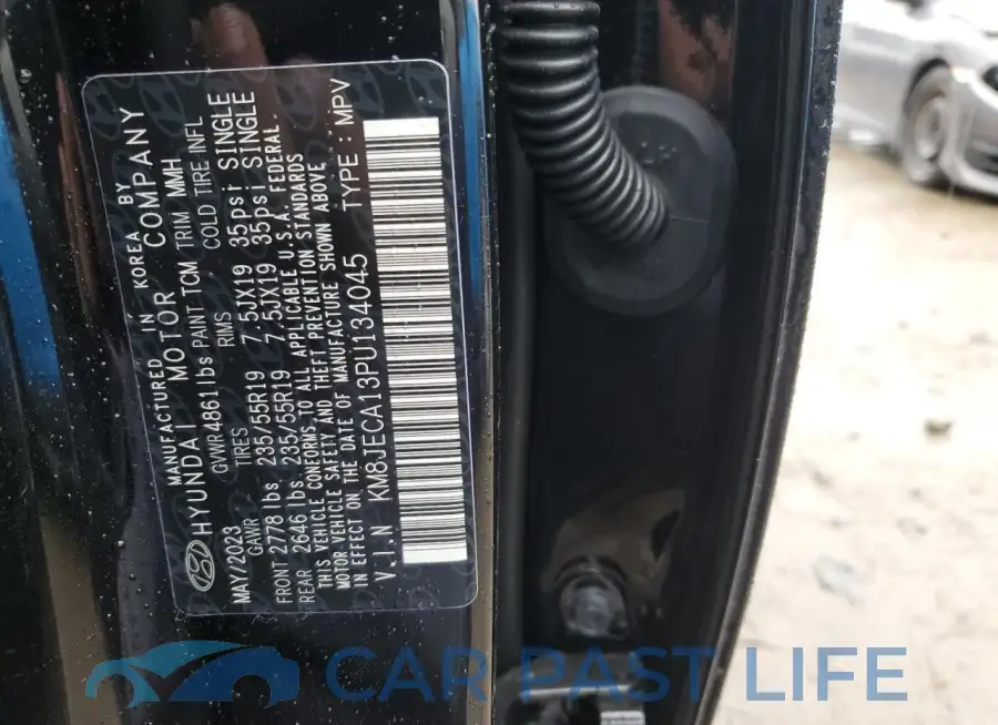 KM8JECA13PU134045# 12