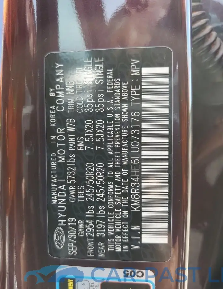 KM8R34HE6LU073176# 13