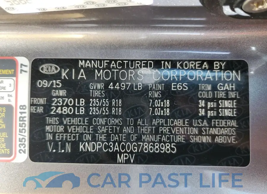 KNDPC3AC0G7868985# 13