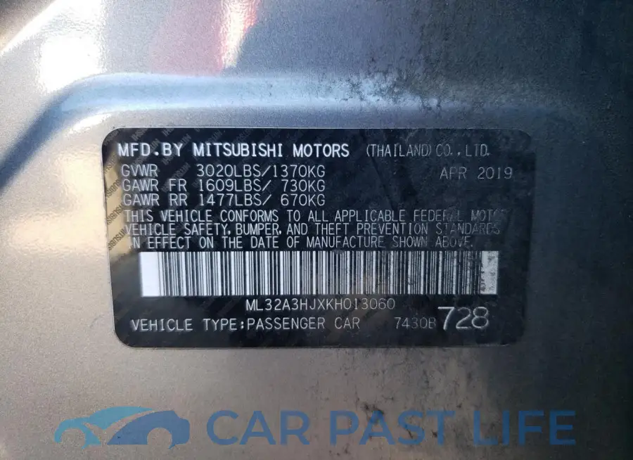 ML32A3HJXKH013060# 12