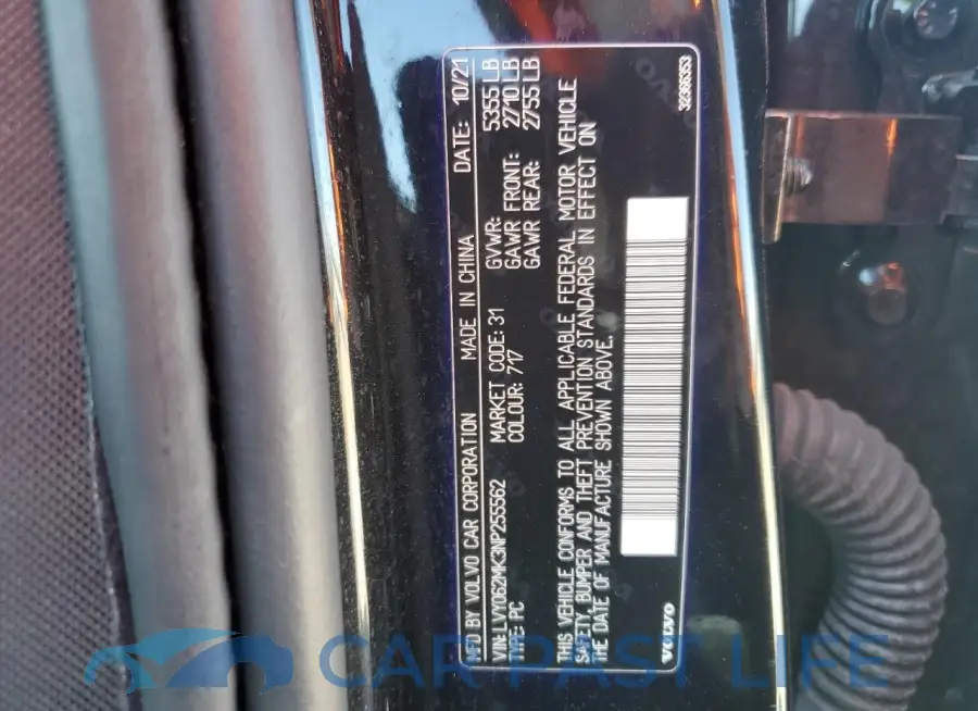 LVY062MK3NP255562# 12