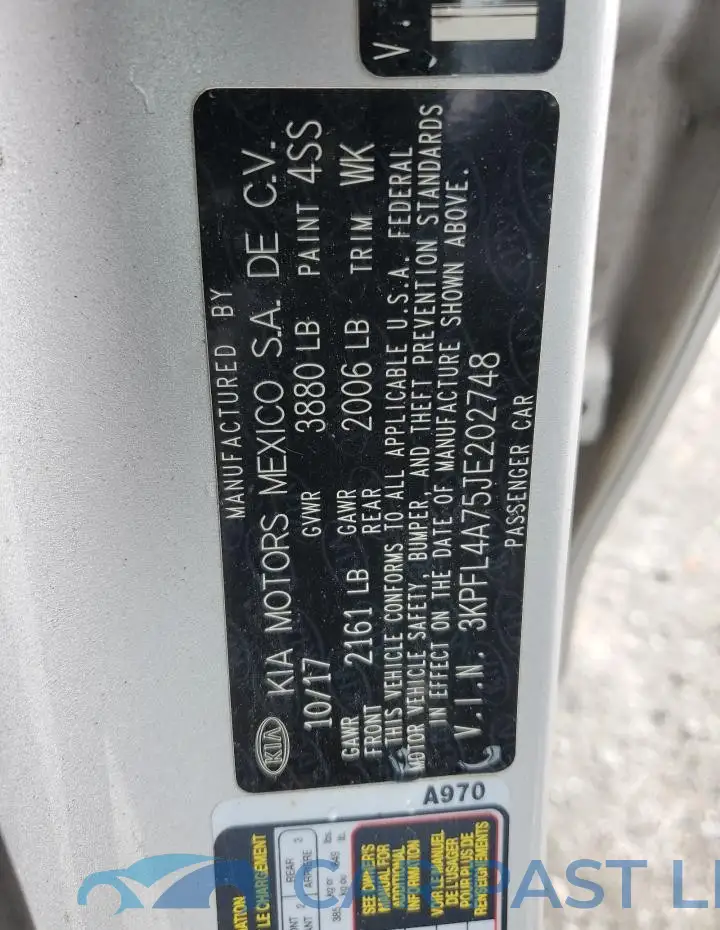 3KPFL4A75JE202748# 12