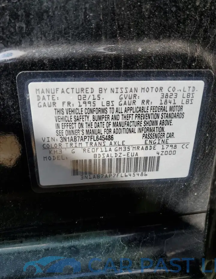3N1AB7AP7FL645486# 12