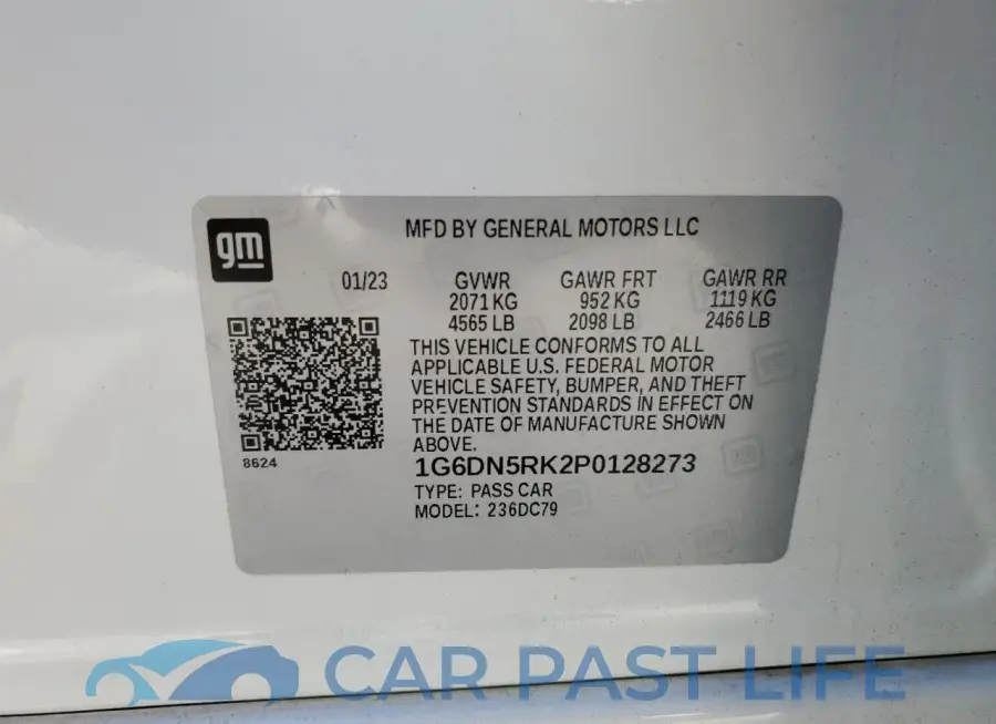 1G6DN5RK2P0128273# 12