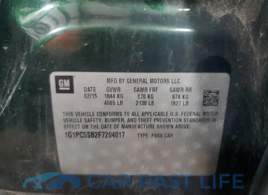 1G1PC5SB2F7204017# 12
