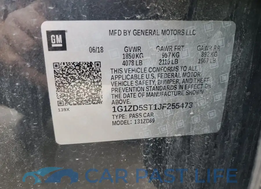 1G1ZD5ST1JF255473# 12