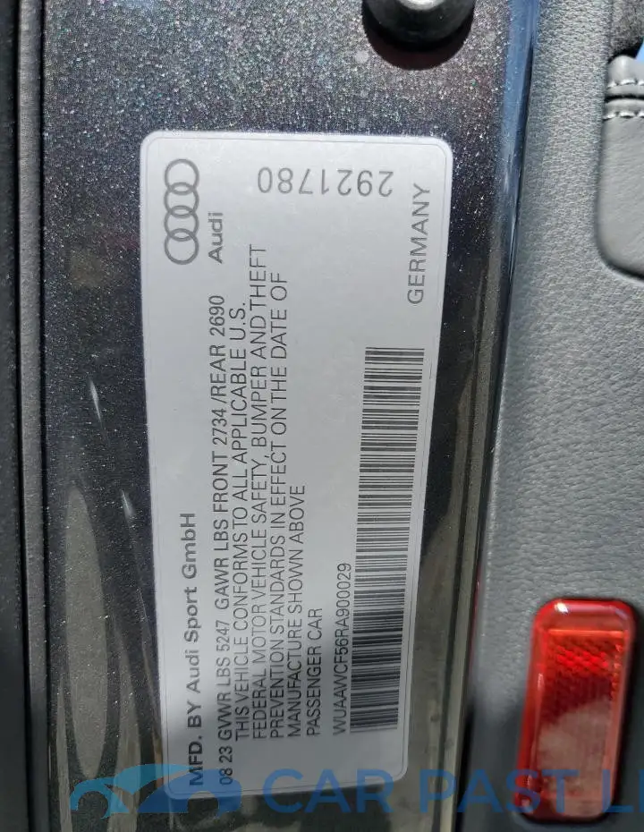 WUAAWCF56RA900029# 13