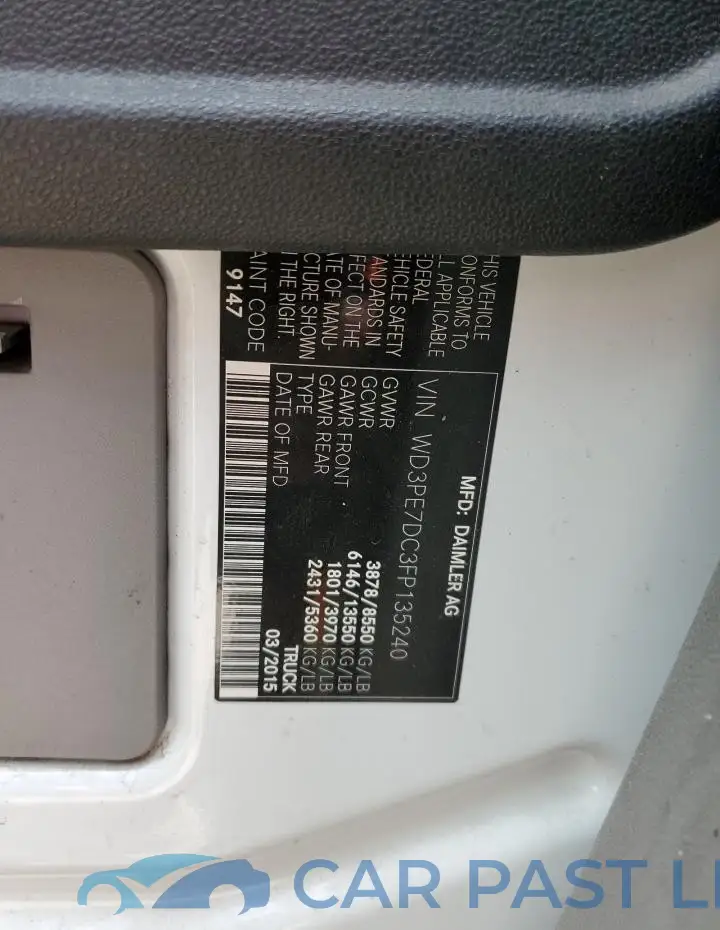 WD3PE7DC3FP135240# 12