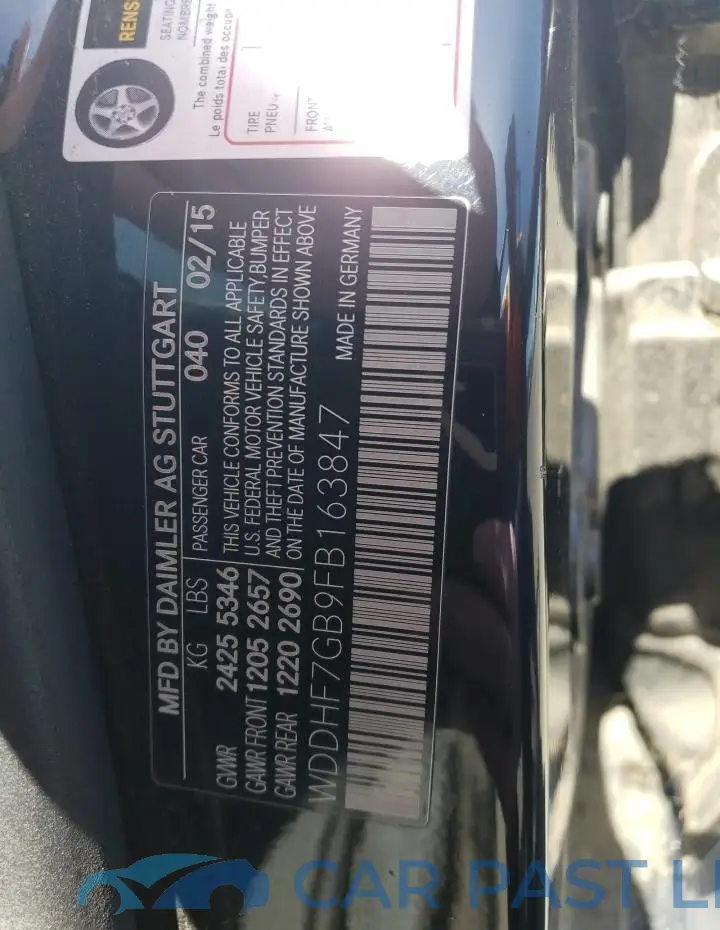 WDDHF7GB9FB163847# 12
