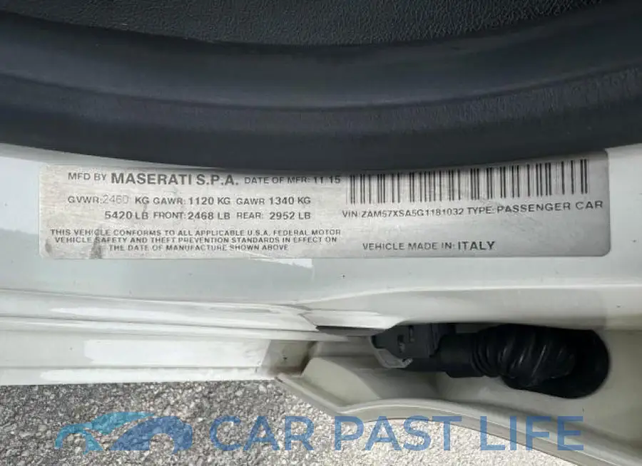 ZAM57XSA5G1181032# 15
