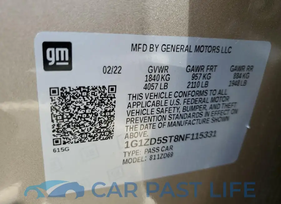 1G1ZD5ST8NF115331# 12