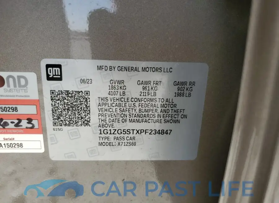 1G1ZG5STXPF234847# 12