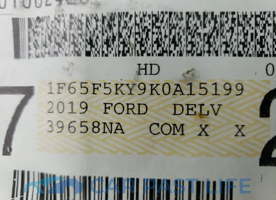 1F65F5KY9K0A15199# 10
