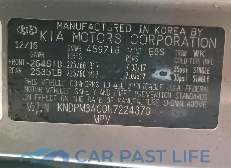 KNDPM3AC0H7224370# 13