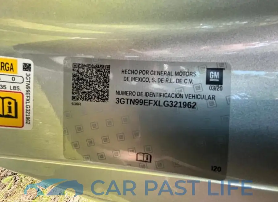 3GTN99EFXLG321962# 10
