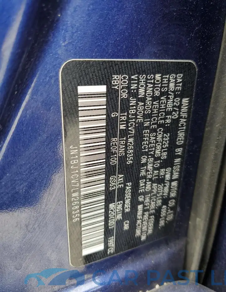 JN1BJ1CV7LW268356# 13