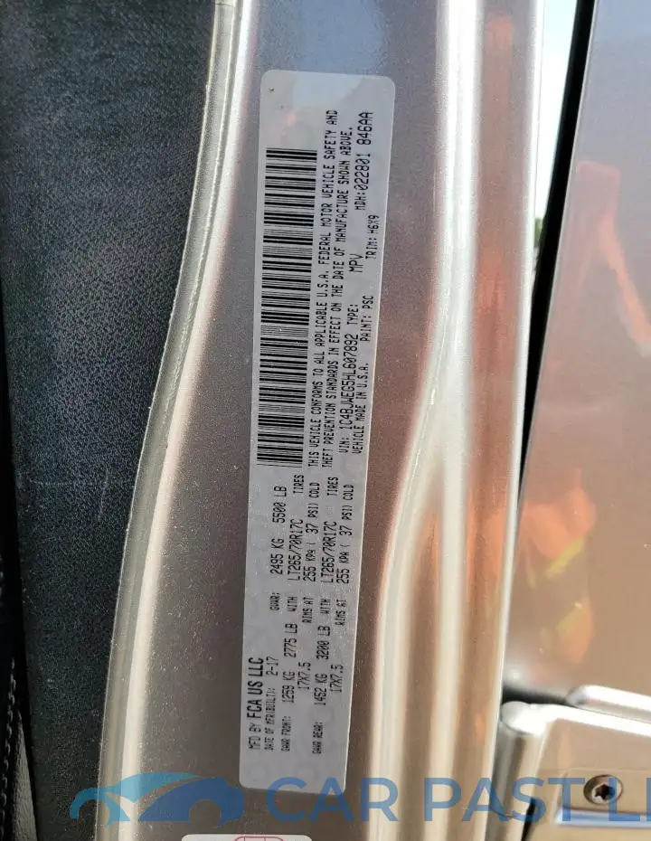 1C4BJWEG5HL607892# 13