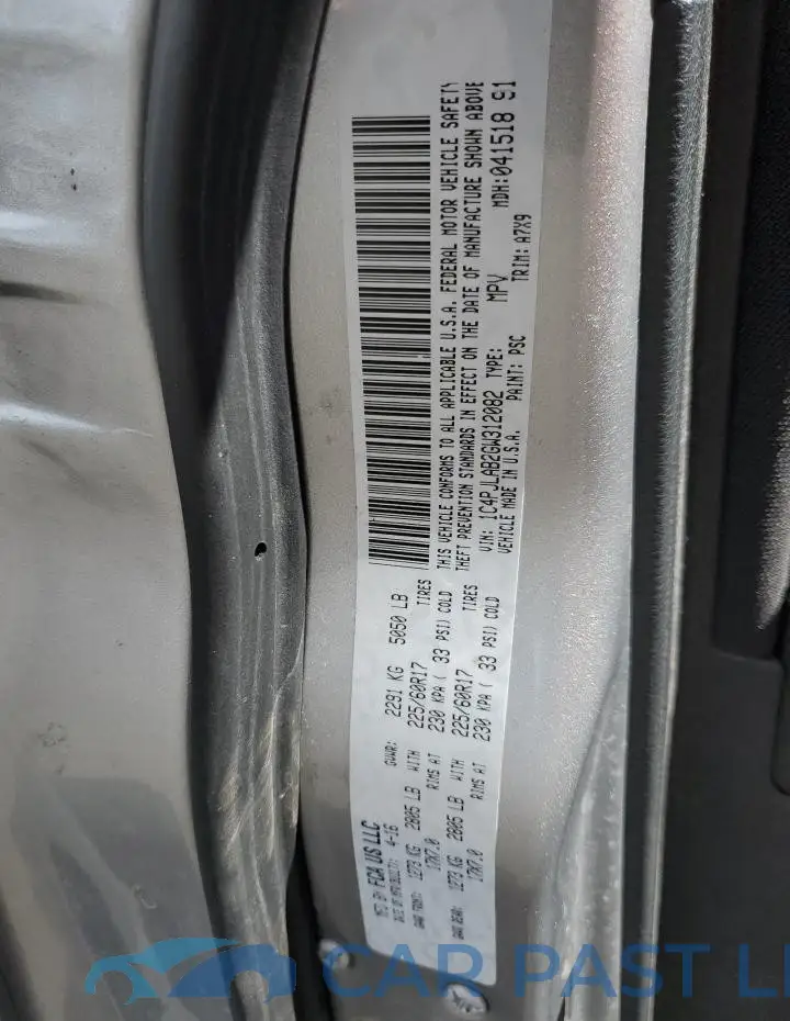 1C4PJLAB2GW312082# 12