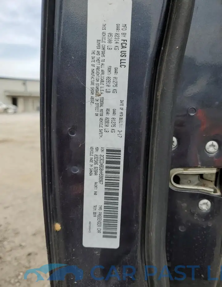 2C3CDXBG8HH598967# 12