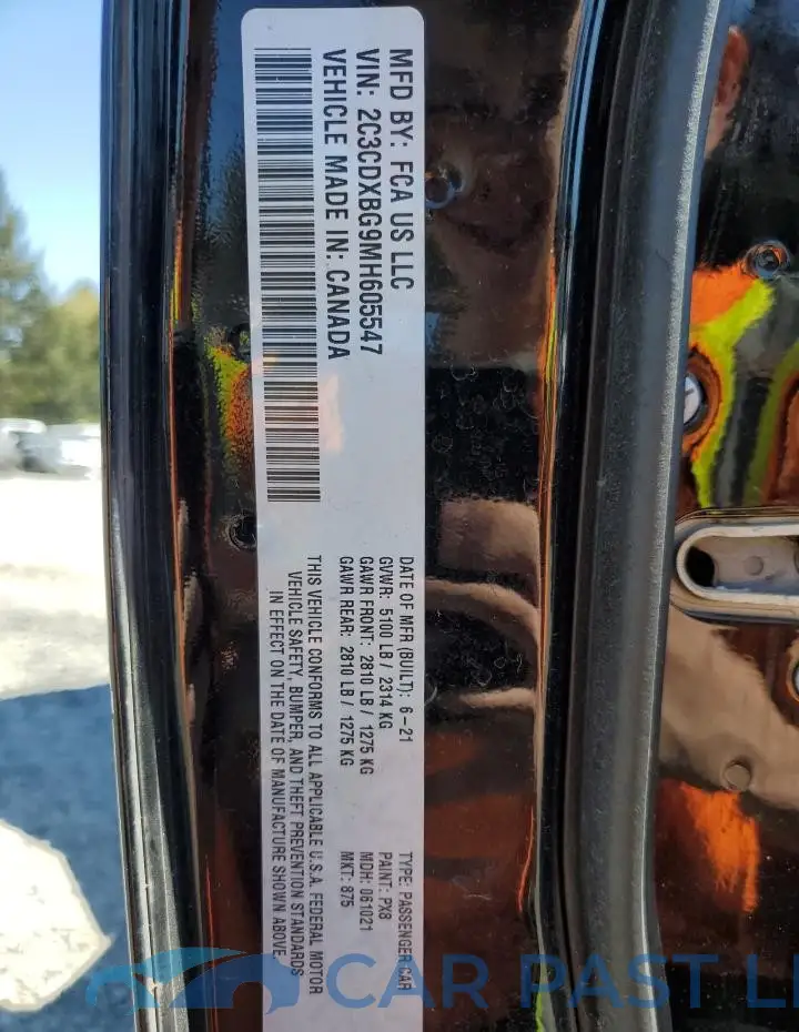 2C3CDXBG9MH605547# 12