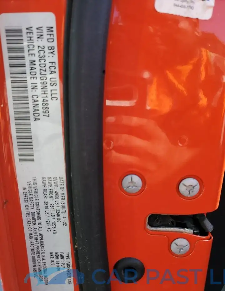 2C3CDZJG9NH148897# 12