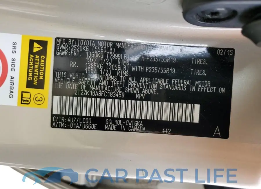 2T2ZK1BA8FC183459# 13