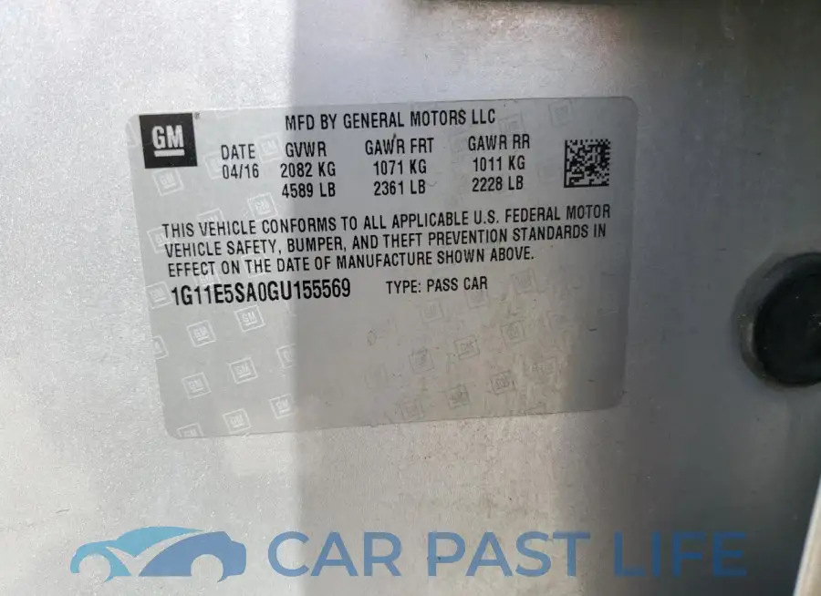 1G11E5SA0GU155569# 12
