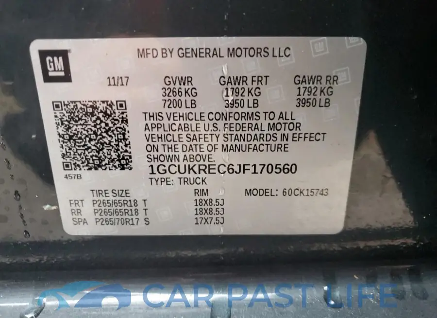1GCUKREC6JF170560# 13