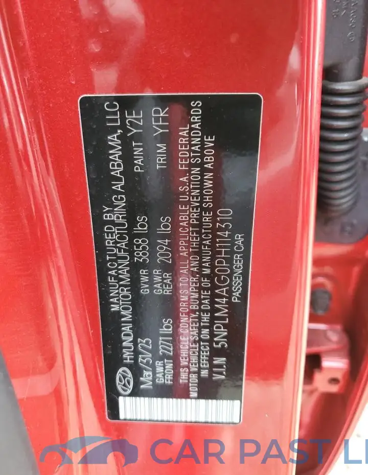 5NPLM4AG0PH114310# 12