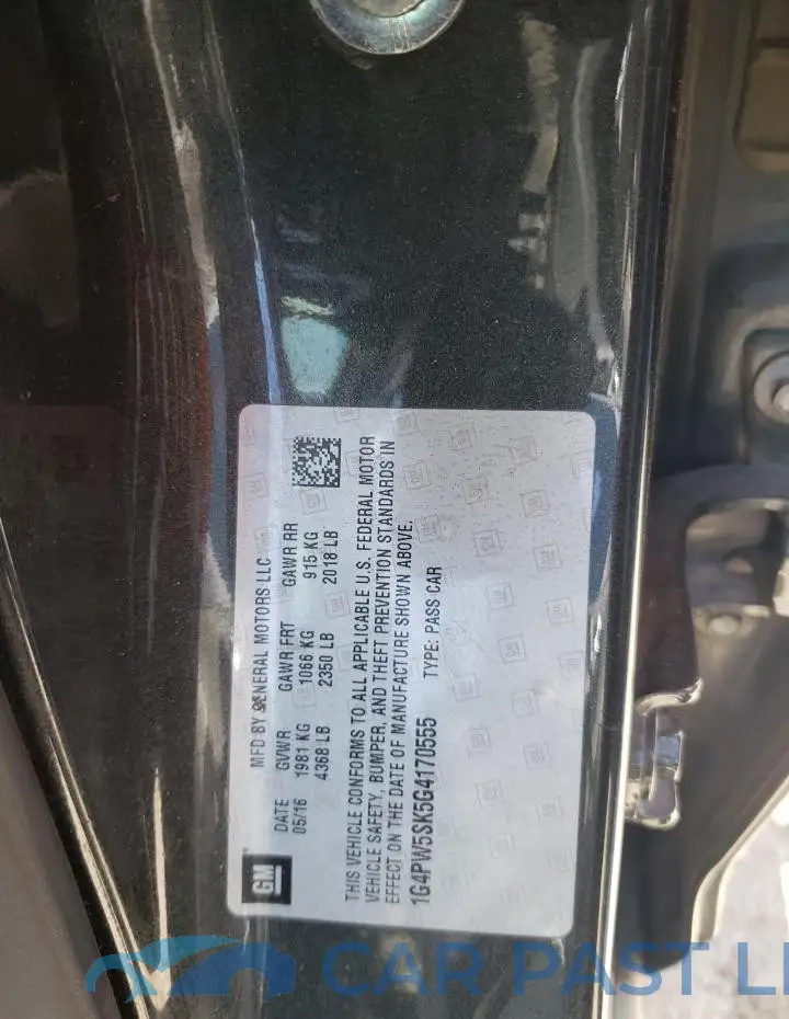 1G4PW5SK5G4170555# 12