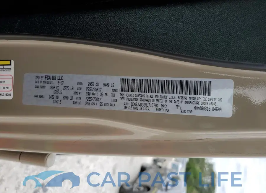 1C4BJWDG6HL715794# 14