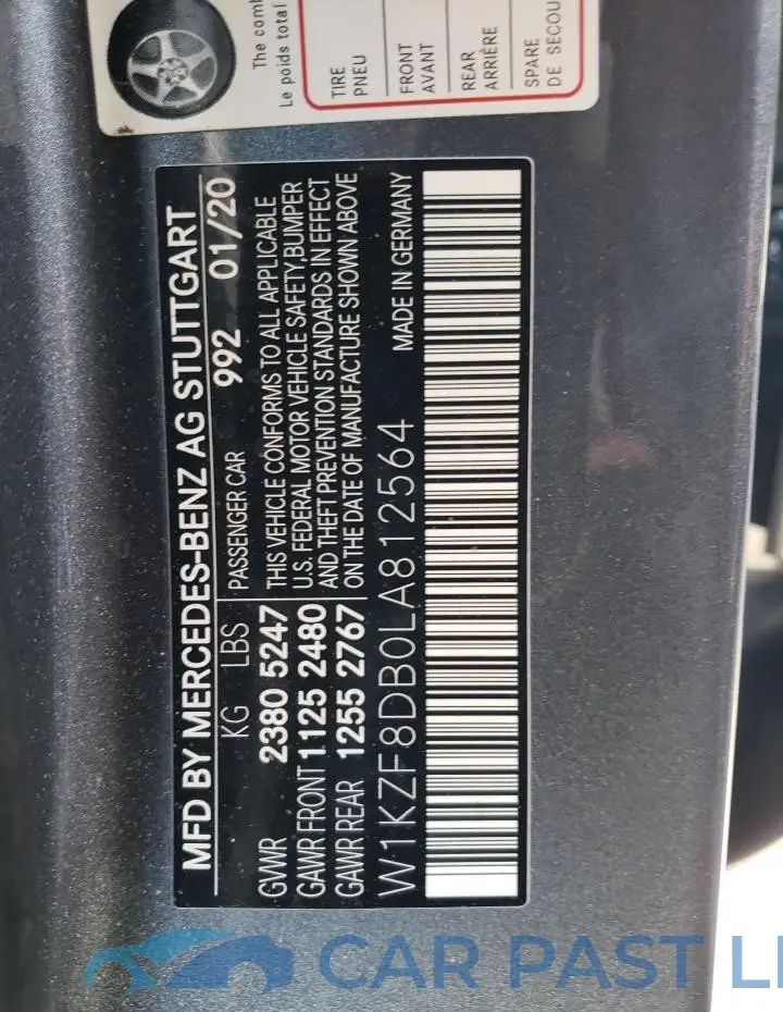 W1KZF8DB0LA812564# 12