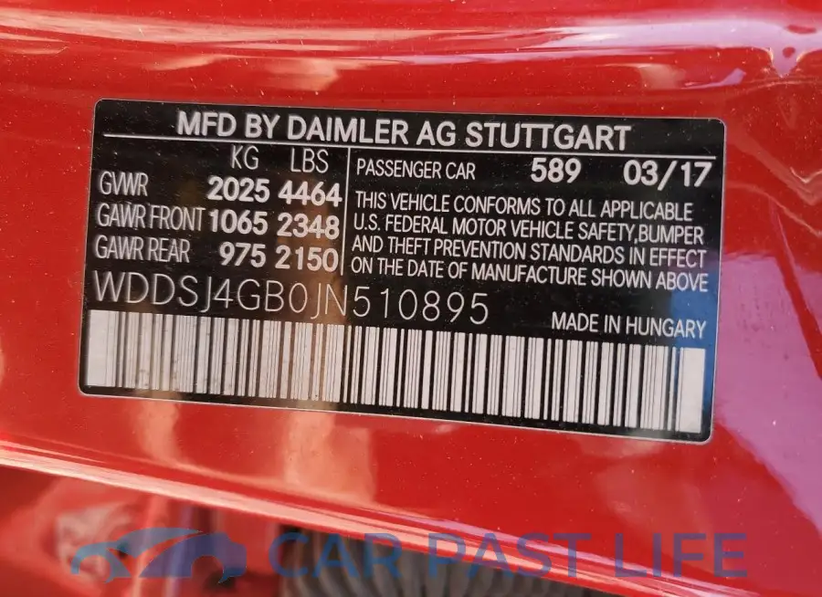 WDDSJ4GB0JN510895# 12