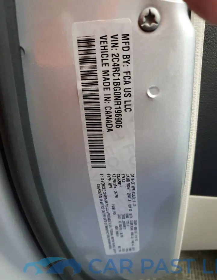 2C4RC1BG0NR196906# 13